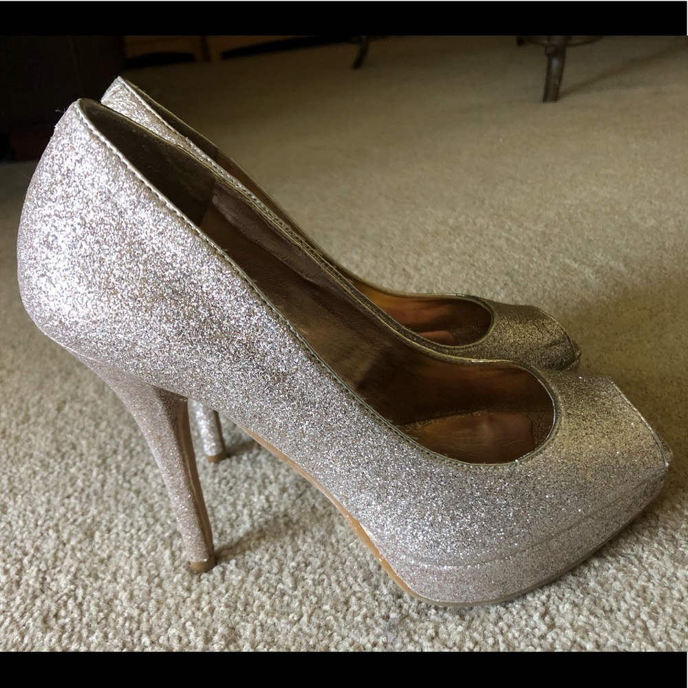 Steve Madden P-Kelle Glitter Heels